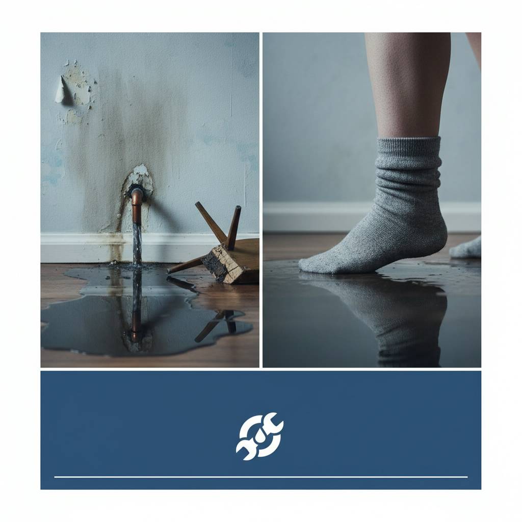 Short-term consequences of ignoring plumbing leaks