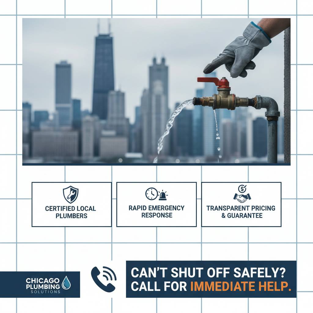 When you cannot shut off safely - call for immediate help
