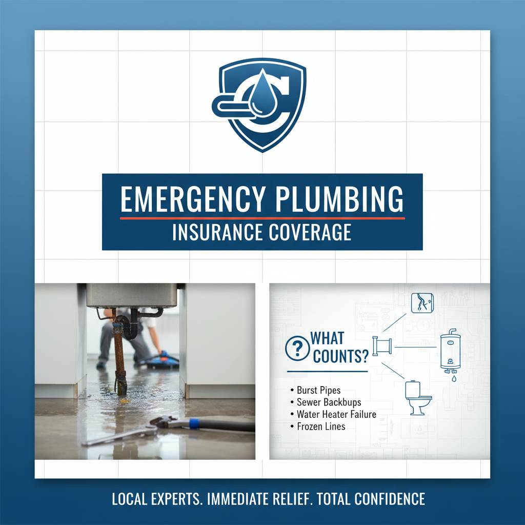 What counts as an emergency plumbing event?