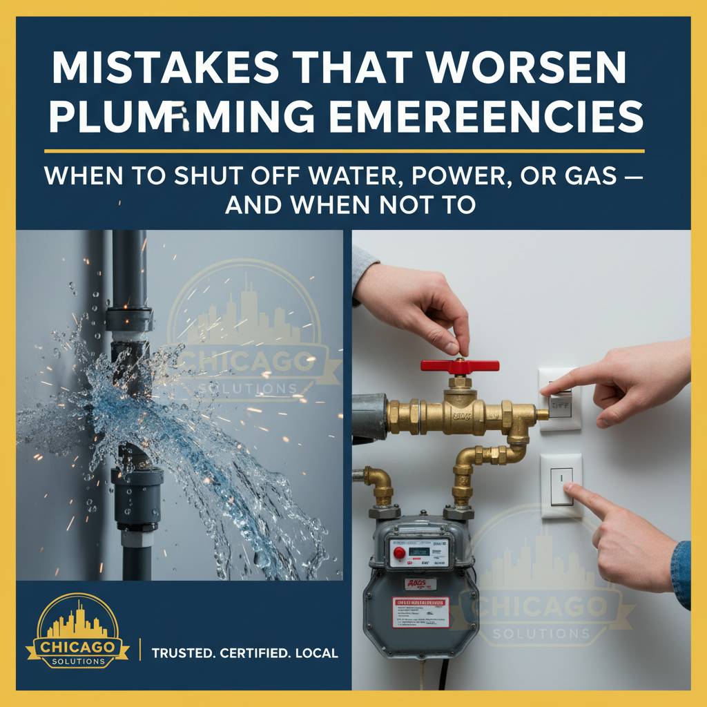 When to shut off water, power, or gas-and when not to