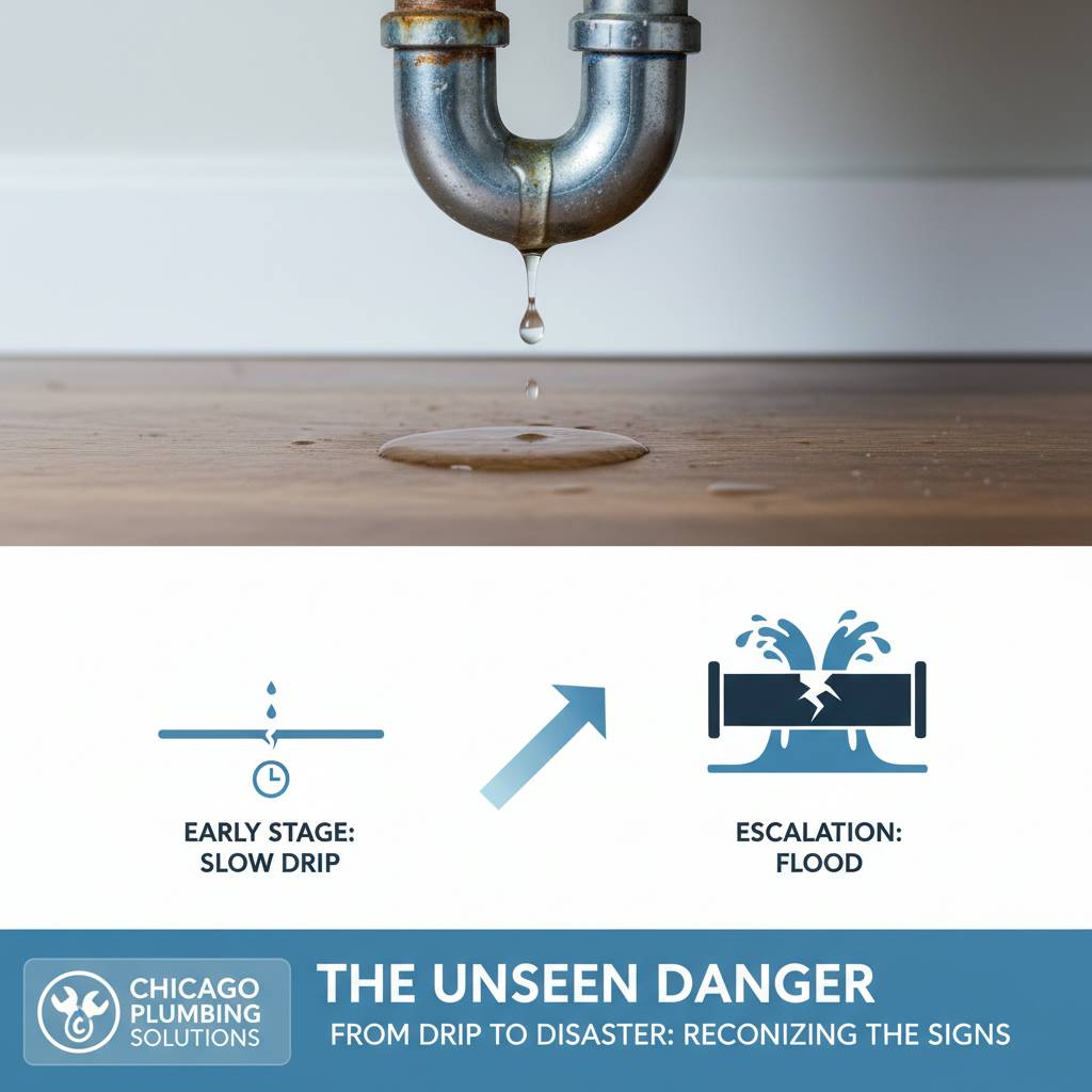 Recognizing escalation: signs a small leak is getting worse