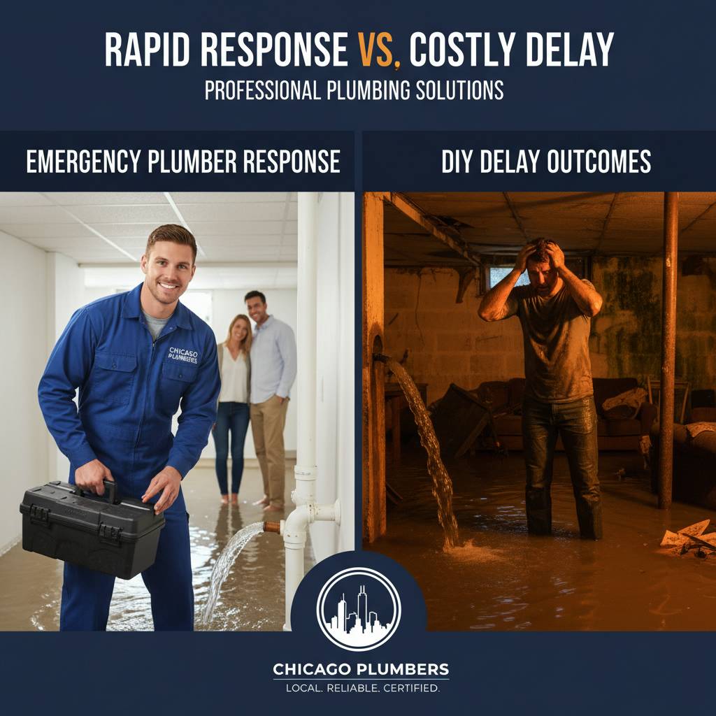 Direct comparison: emergency response vs. DIY delay